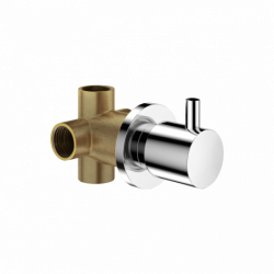 Recessed diverter valve