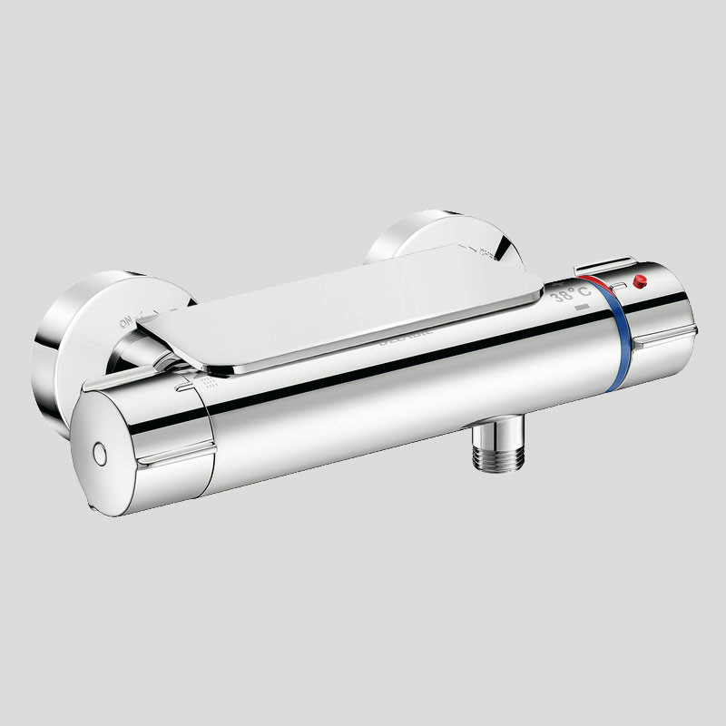 Shelf for dual control shower mixers