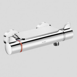 Shelf for dual control shower mixers