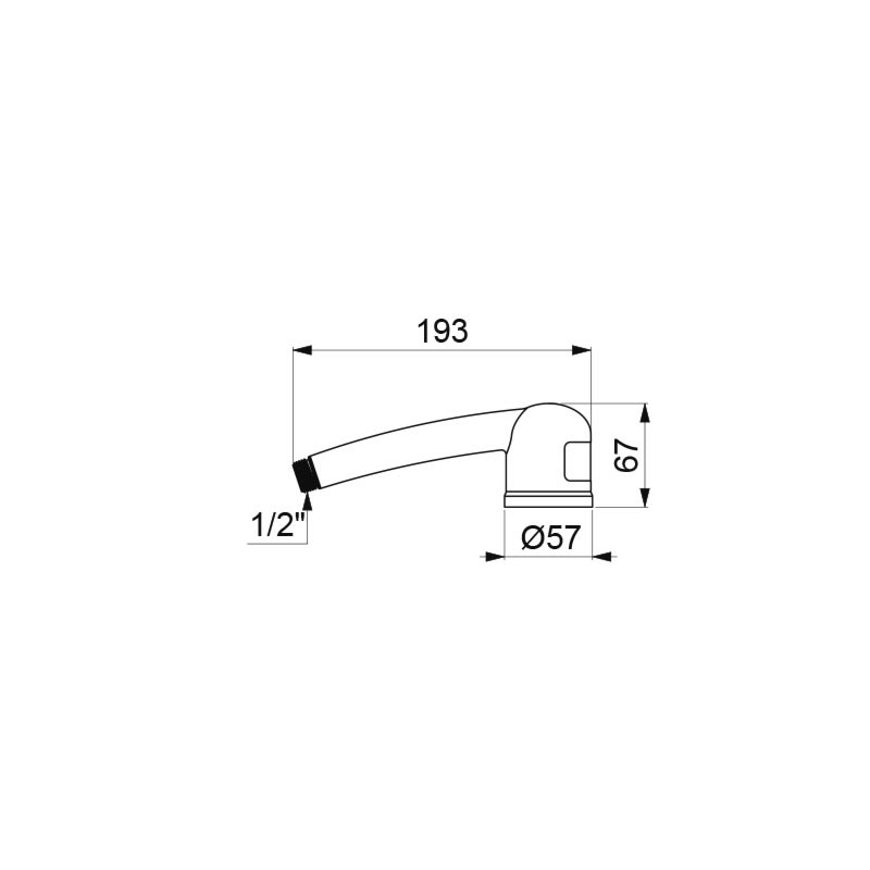 Anti-bacterial BIOFIL shower head filter - scheme