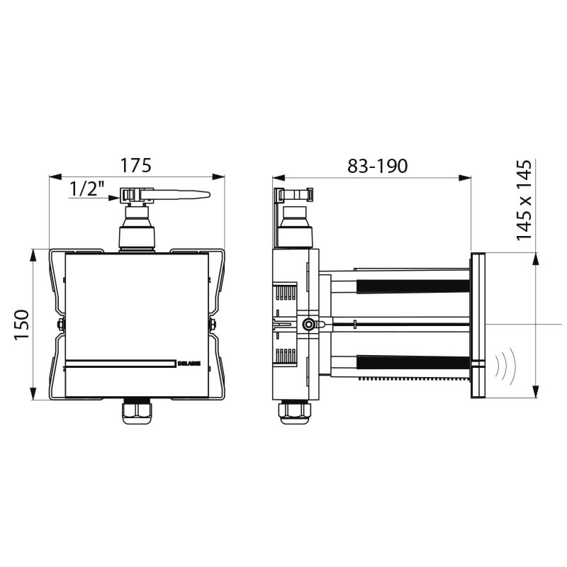 TEMPOMATIC 4 urinal valve - scheme