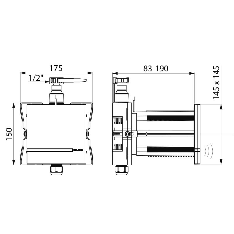 TEMPOMATIC 4 urinal valve - scheme
