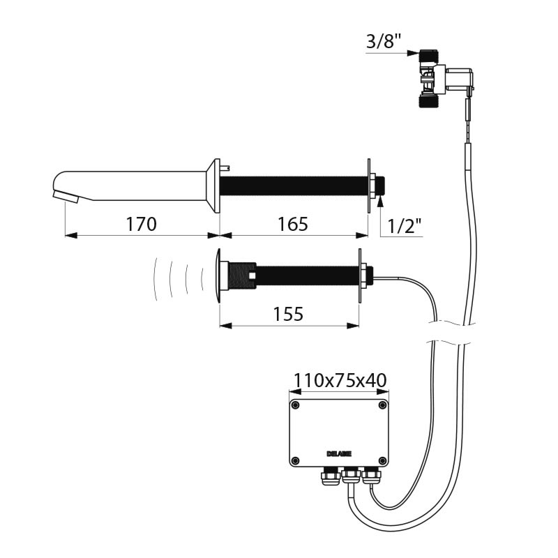 TEMPOMATIC Electronic tap - scheme