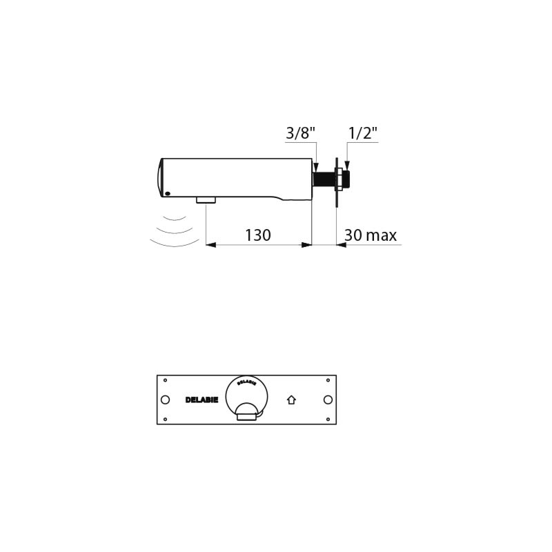 TEMPOMATIC 4 electronic tap - scheme