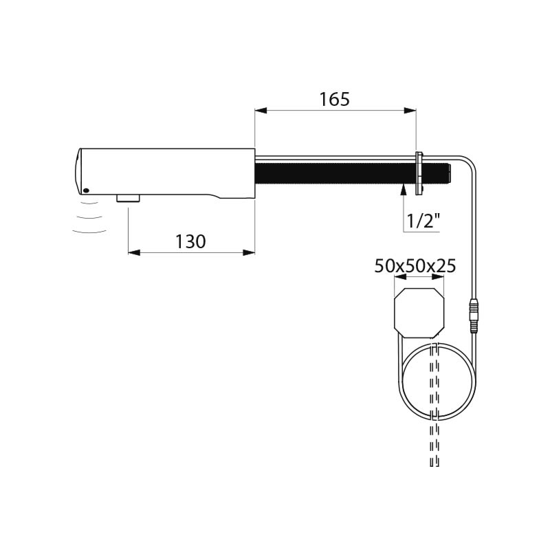 TEMPOMATIC 4 electronic tap - scheme