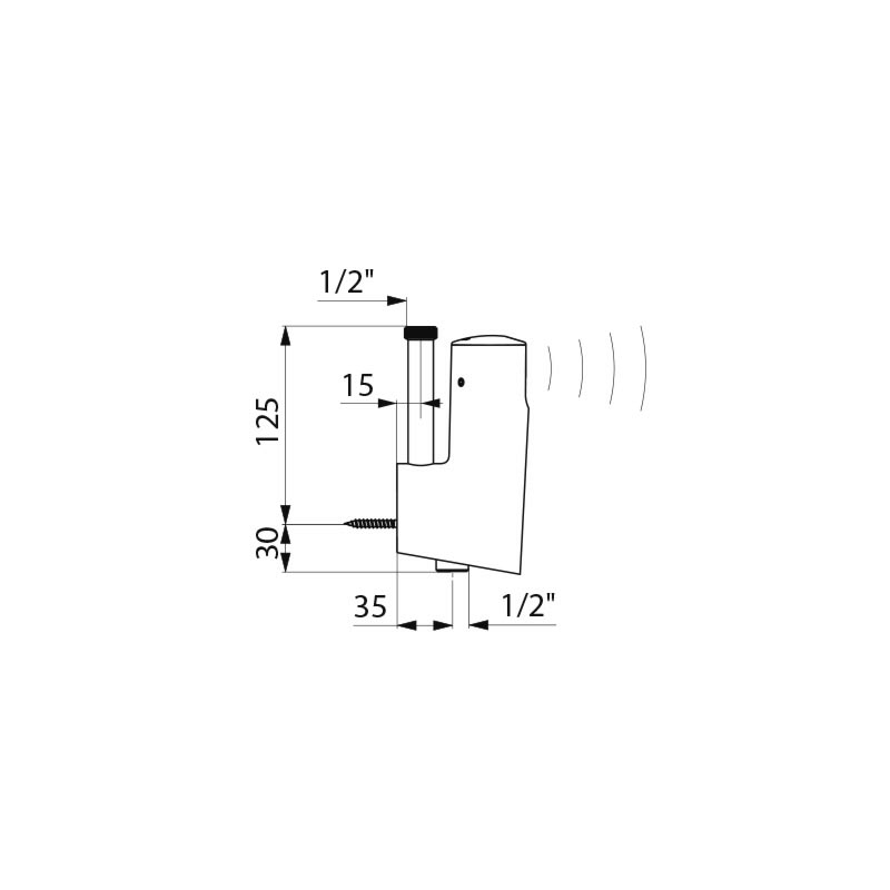 TEMPOMATIC 4 urinal valve - scheme