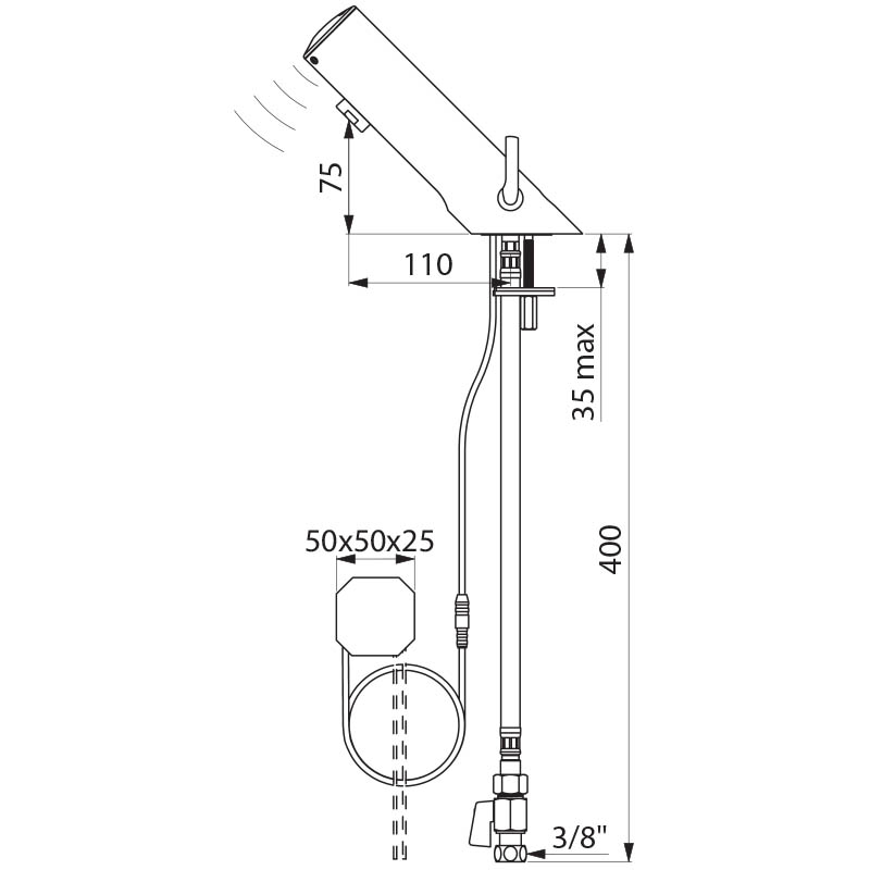 TEMPOMATIC MIX 4 electronic mixer - scheme