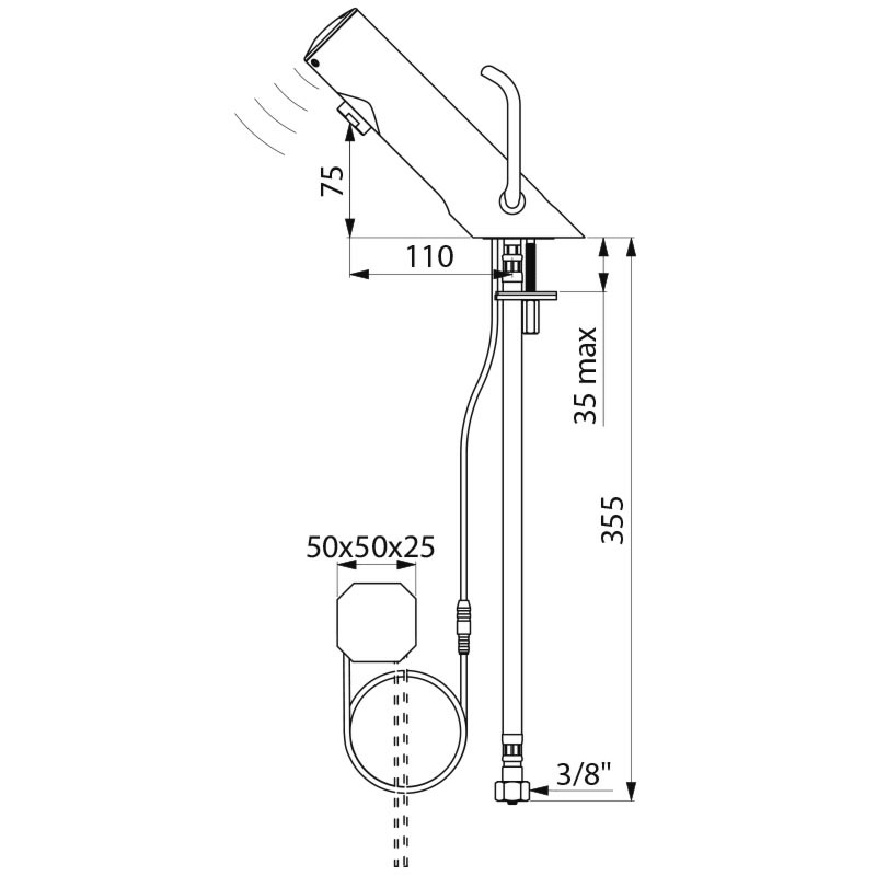 TEMPOMATIC MIX 4 electronic mixer - scheme