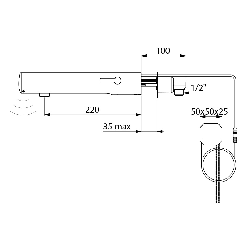 TEMPOMATIC MIX 4 electronic mixer - scheme