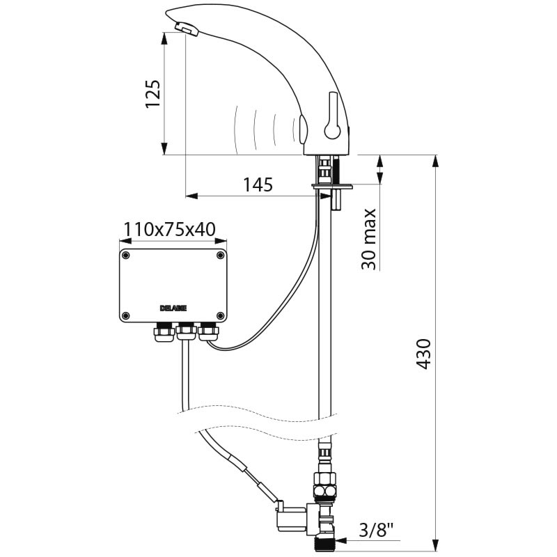 TEMPOMATIC MIX 2 electronic mixer - scheme