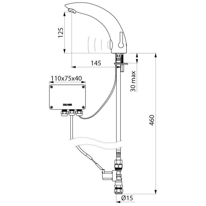 TEMPOMATIC MIX 2 electronic mixer - scheme