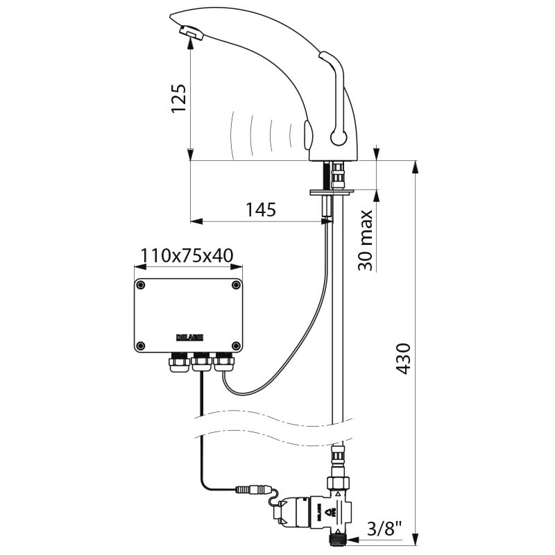 TEMPOMATIC MIX 2 electronic mixer - scheme