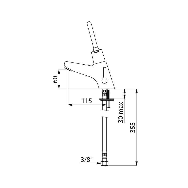 TEMPOMIX 2 time flow mixer - scheme