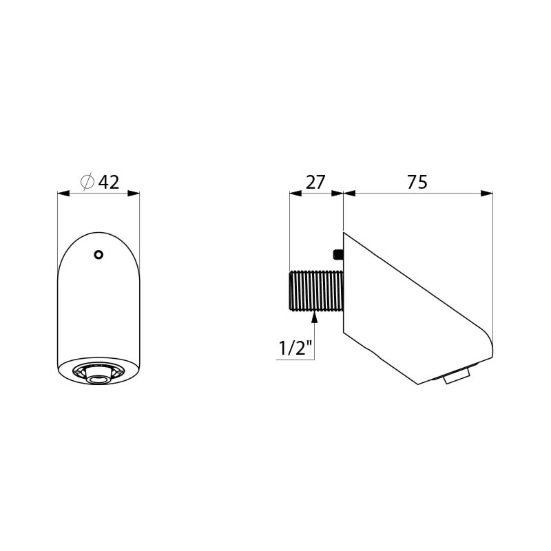 TONIC JET shower head - scheme