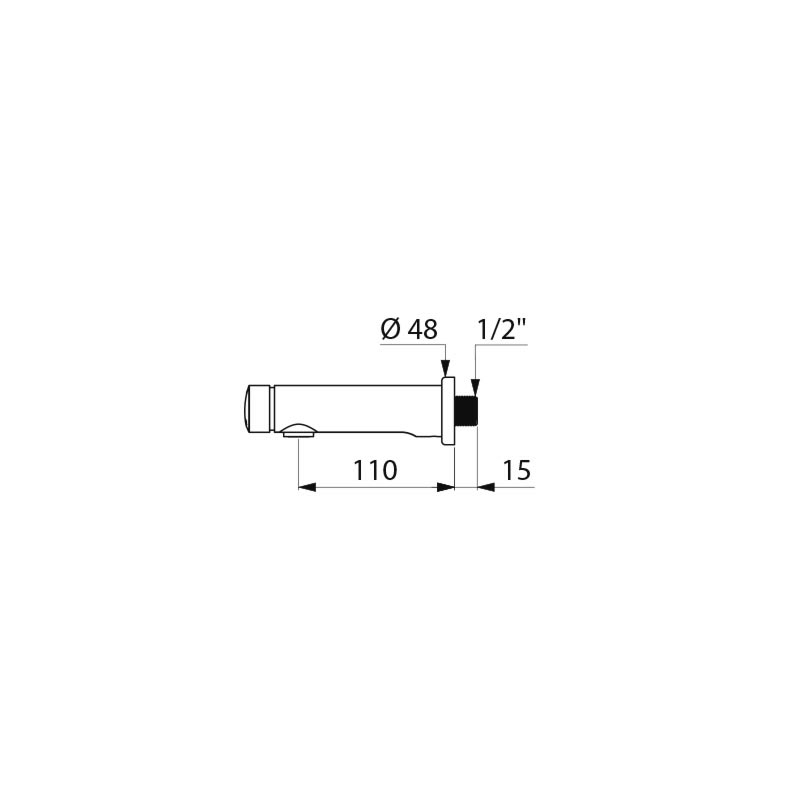 TEMPOSOFT 2 time flow tap - scheme