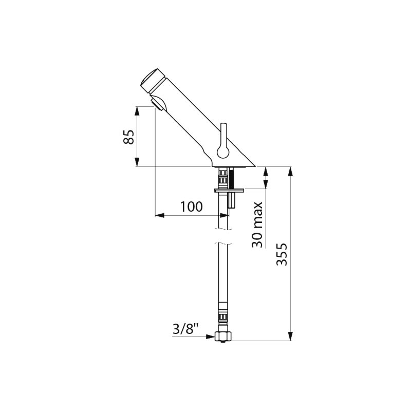 TEMPOSOFT MIX 2 time flow mixe - scheme