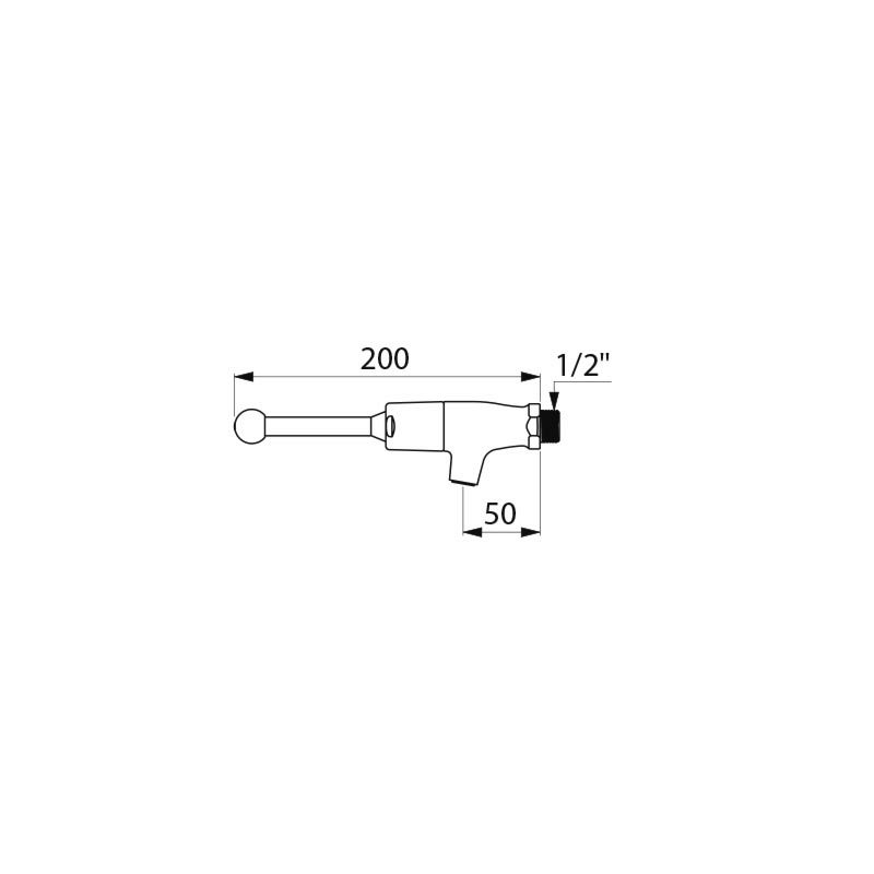 TEMPOSTOP time flow tap - scheme
