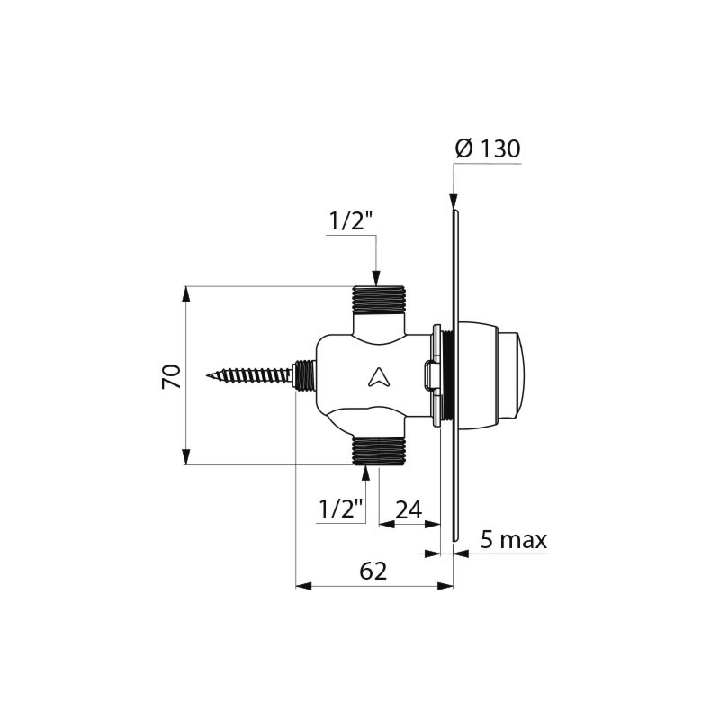 TEMPOSOFT 2 shower valve - scheme