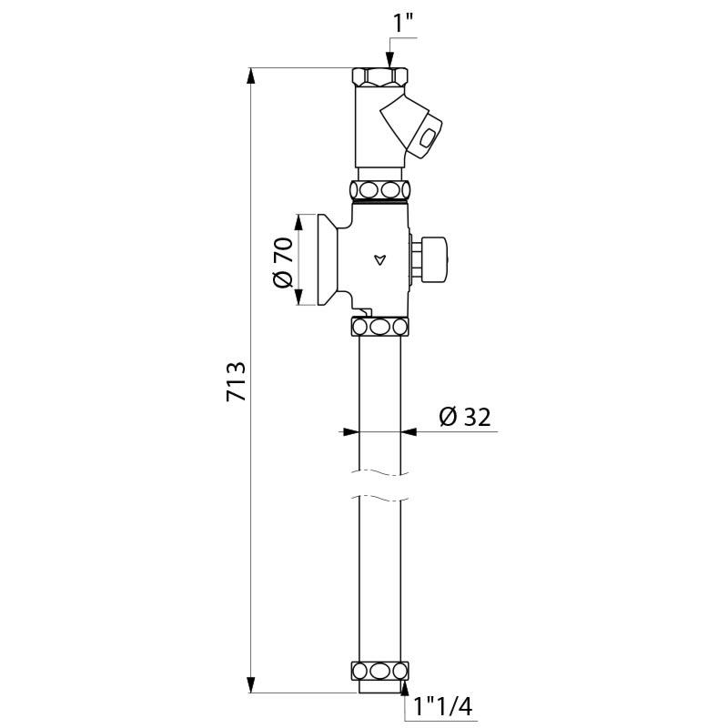 TEMPOCHASSE direct flush kit - scheme