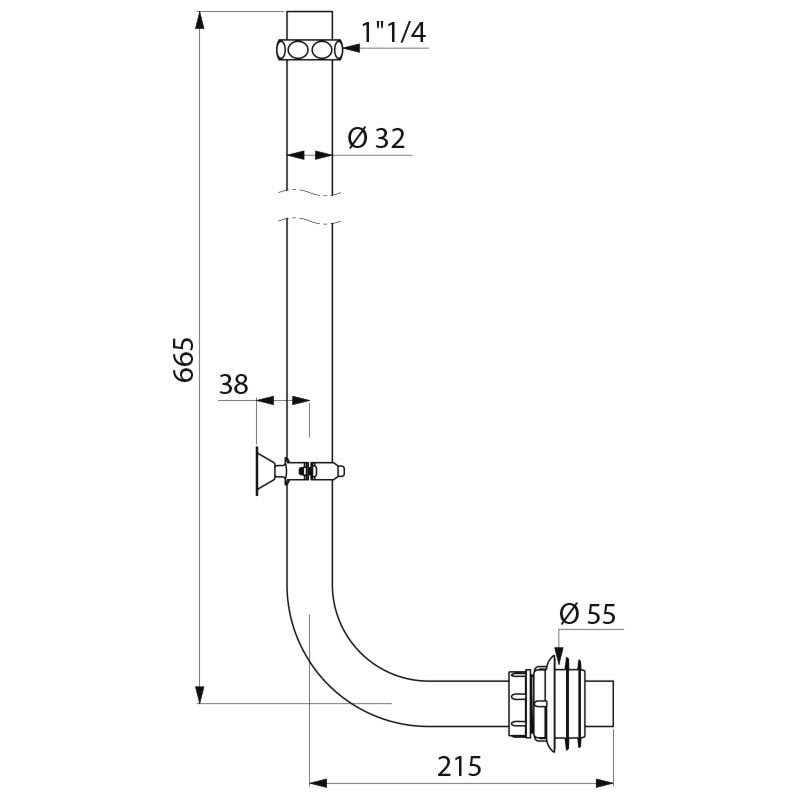 Flush tube - scheme