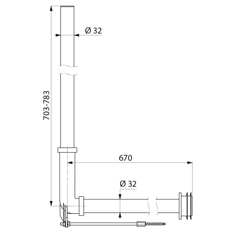 Flush tube - scheme