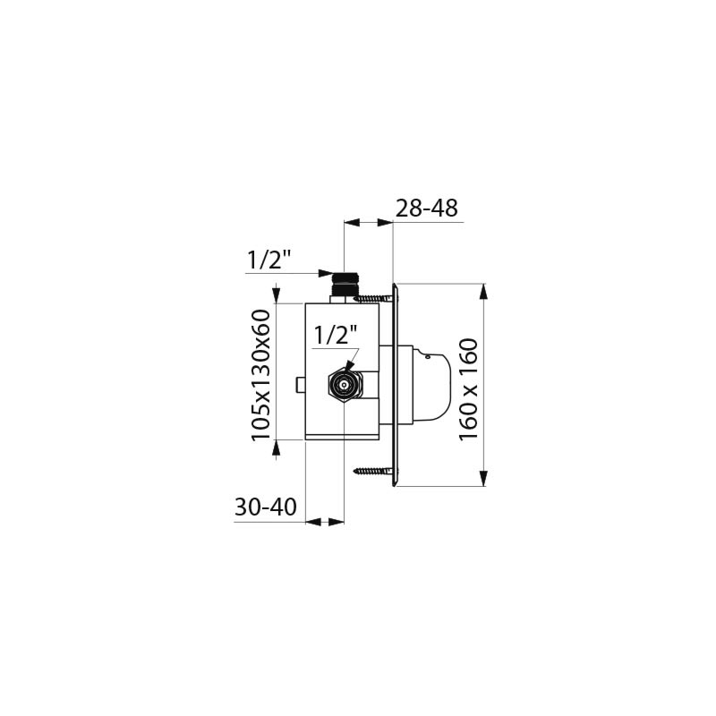 TEMPOMIX shower mixer - scheme