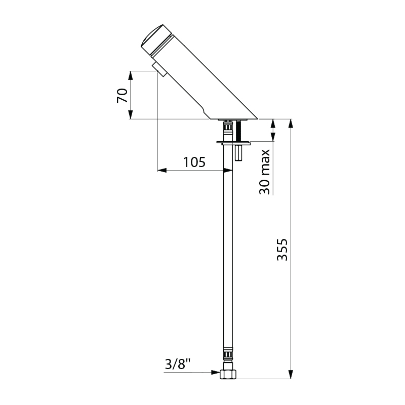 TEMPOMIX 3 time flow mixer - scheme