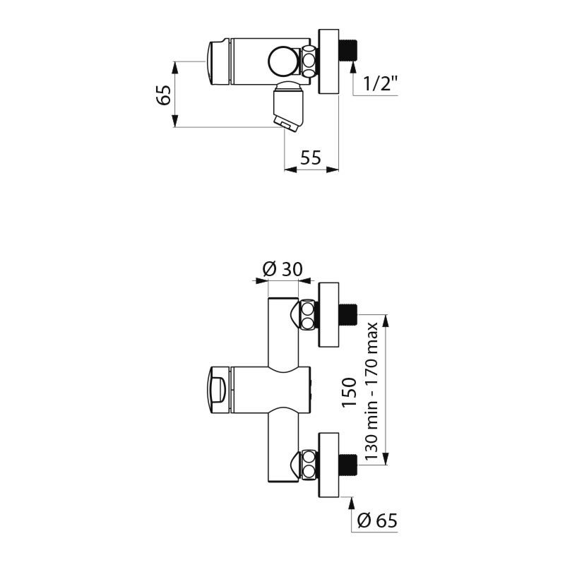 TEMPOMIX 3 time flow mixer - scheme