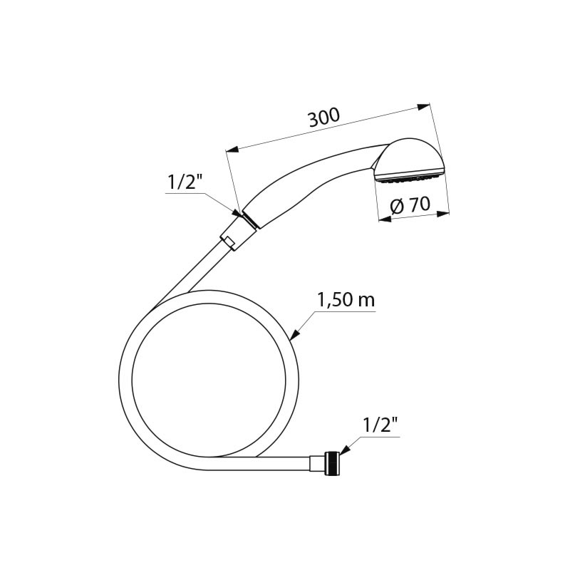Disposable shower kits - scheme