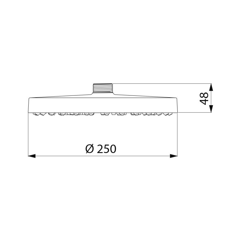Safety shower head - scheme